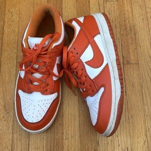 Nike orange dunk low